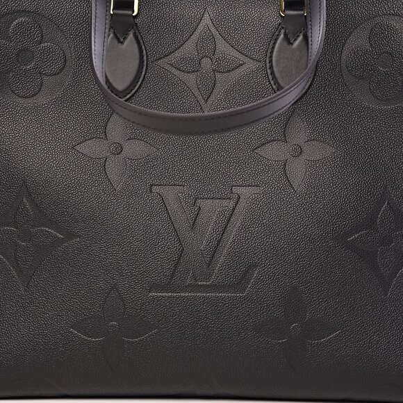 Authentic Louis Vuitton On The Go Tote Empreinte Leather Onthego GM Black - Picture 4 of 12